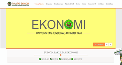 Desktop Screenshot of fe.unjani.ac.id