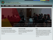 Tablet Screenshot of fmipa.unjani.ac.id